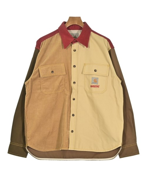 MARNI(マルニ)カジュアルシャツ 茶 サイズ:M/2200677989020