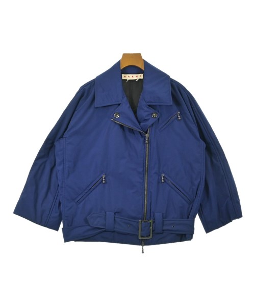 MARNI(マルニ)ライダース 青 サイズ:38(S位)/2200682134163