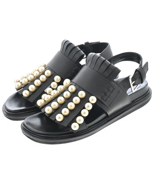 MARNI（マルニ）サンダル 黒 サイズ:-(22.5cm位) レディース/2200694877096