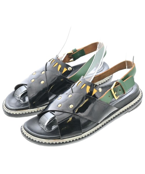MARNI(マルニ)サンダル 黒 サイズ:EU37(23.5cm位)/2200696231261