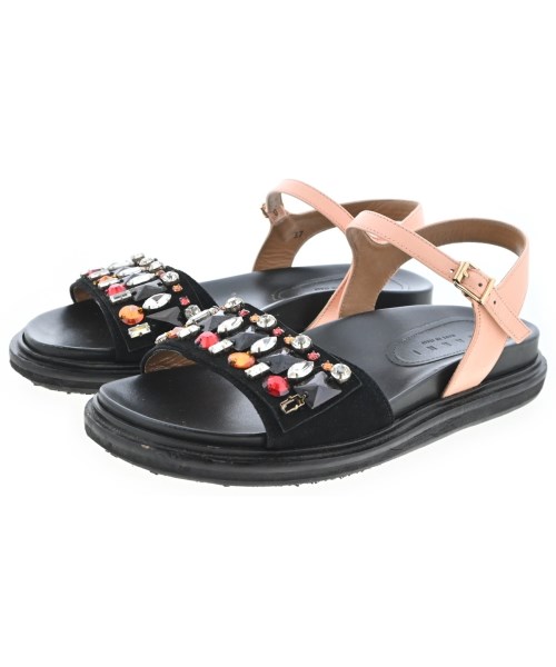 MARNI(マルニ)サンダル 黒 サイズ:EU37(23.5cm位)/2200701755126
