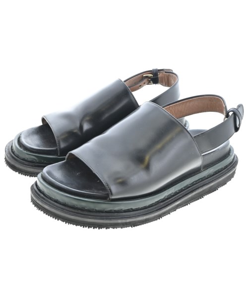 MARNI(マルニ)サンダル 黒 サイズ:-(22.5cm位)/2200654981214