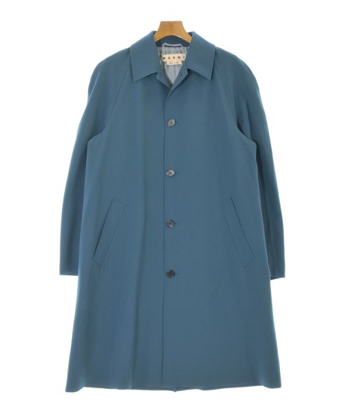 MARNI(マルニ)ステンカラーコート 青 サイズ:48(L位)/2200660522012