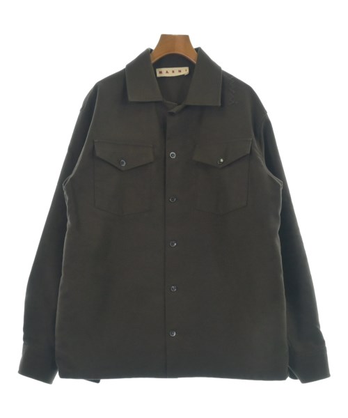MARNI(マルニ)カジュアルシャツ 茶 サイズ:50(XL位)/2200652262179