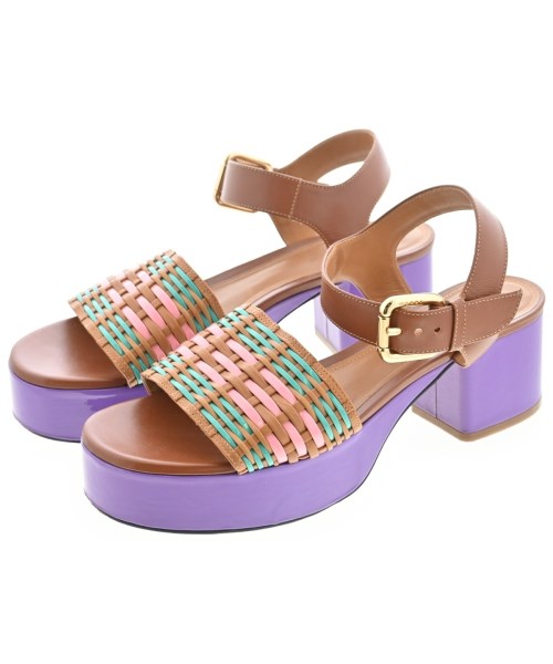 MARNI(マルニ)サンダル 茶 サイズ:EU38(24.5cm位)/2200671122119