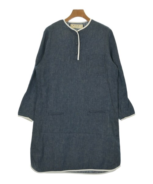 MARNI(マルニ)ワンピース 紺 サイズ:S/2200692901052