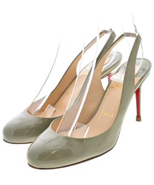Christian Louboutin(クリスチャンルブタン)サンダル グレー サイズ:EU36(22.5cm位)/2200383635822