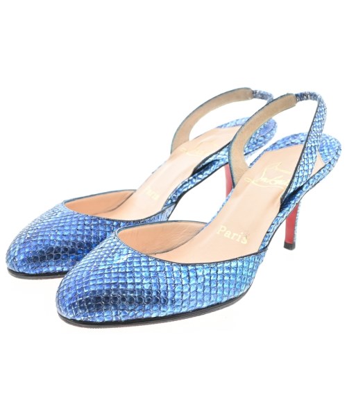 Christian Louboutin(クリスチャンルブタン)パンプス 青 サイズ:EU37(23.5cm位)/2200698848283