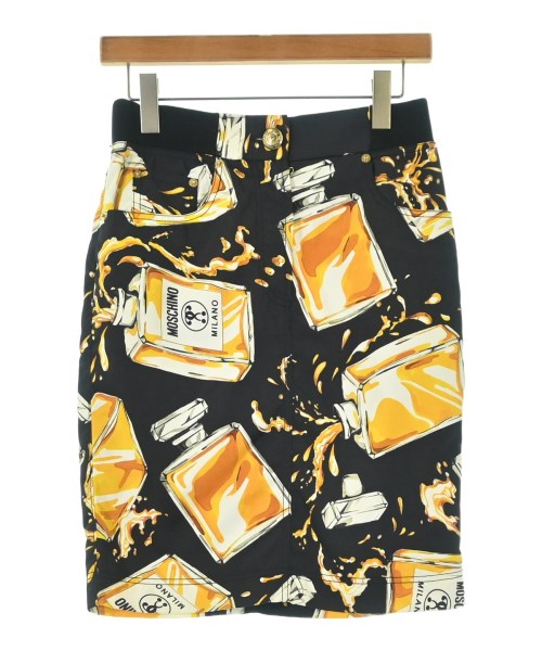 MOSCHINO(モスキーノ)ひざ丈スカート 黒 サイズ:40(M位)/2200682079099