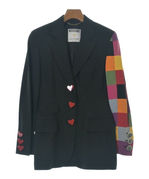 MOSCHINO(モスキーノ)カジュアルジャケット 黒 サイズ:40(M位)/2200688900021