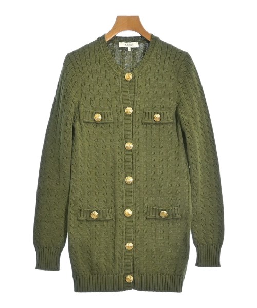 Chloe(クロエ)カーディガン 緑 サイズ:XS/2200642891020