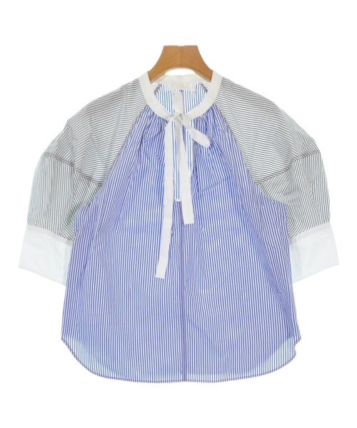 Chloe(クロエ)ブラウス 青 サイズ:38(S位)/2200645541052