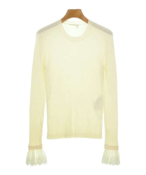 Chloe(クロエ)ニット・セーター 白 サイズ:S/2200646990019