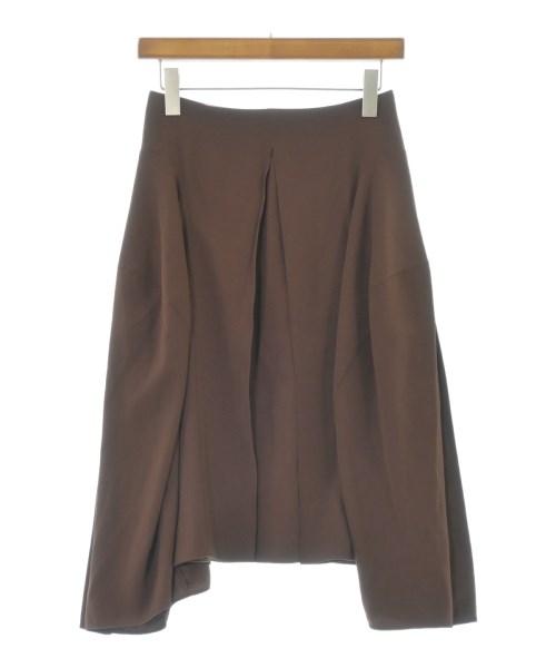 Chloe(クロエ)ひざ丈スカート 茶 サイズ:34(XXS位)/2200703501127