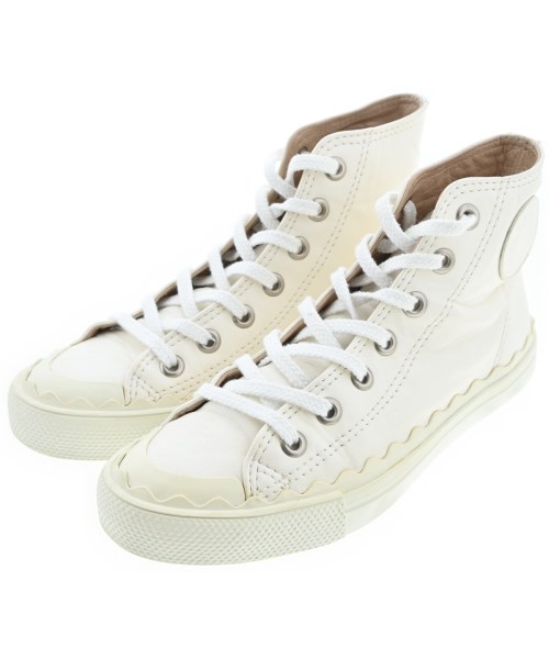 Chloe(クロエ)スニーカー 白 サイズ:EU37(23.5cm位)/2200664888077