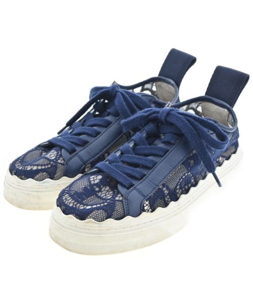 Chloe(クロエ)スニーカー 紺 サイズ:EU36(22.5cm位)/2200682829014