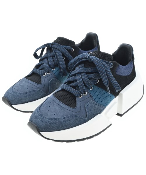 MM6(エムエムシックス)スニーカー 紺 サイズ:EU39(25.5cm位)/2200640499013