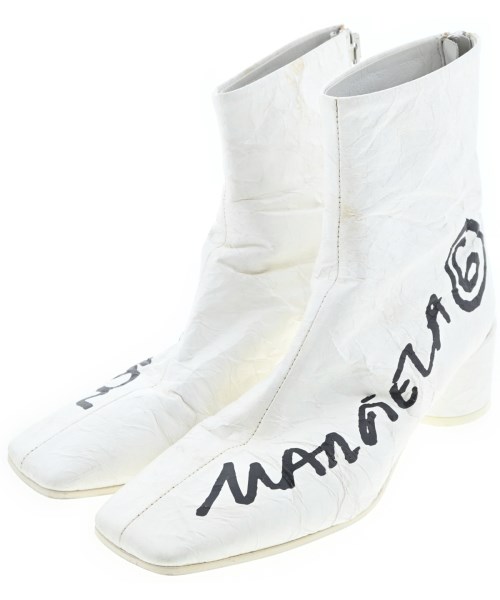 MM6(エムエムシックス)ブーツ 白 サイズ:EU38(24.5cm位)/2200632229017