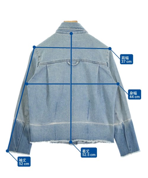 MM6（エムエムシックス）デニムジャケット 青 サイズ:38(S位) レディース/2200610175039