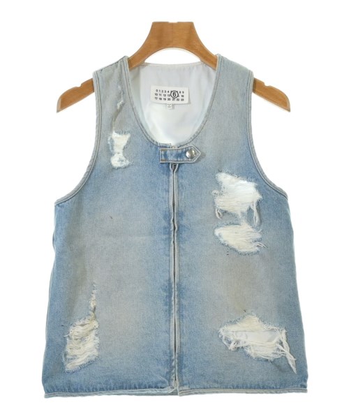 MM6(エムエムシックス)ベスト 青 サイズ:42(M位)/2200660070056