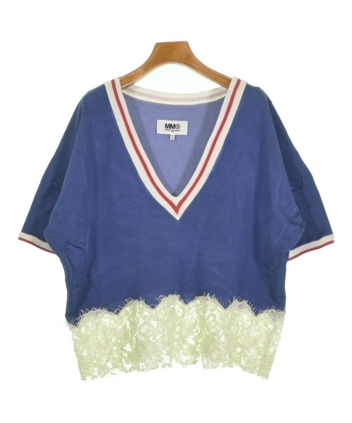 MM6(エムエムシックス)Tシャツ・カットソー 青 サイズ:S/2200646958170