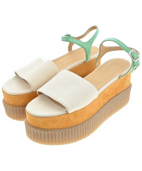 MM6(エムエムシックス)サンダル ベージュ サイズ:EU37(23.5cm位)/2200649237241