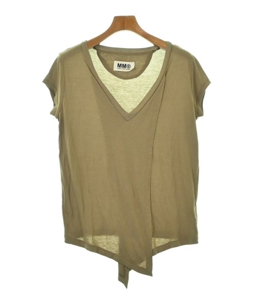 MM6(エムエムシックス)Tシャツ・カットソー ベージュ サイズ:S/2200702780011