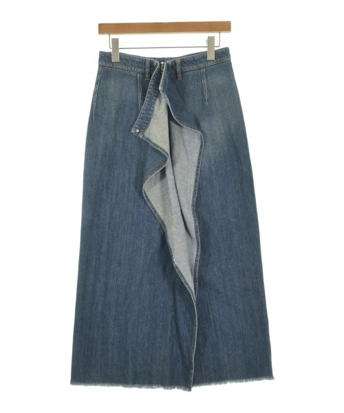 MM6(エムエムシックス)ロング・マキシ丈スカート 青 サイズ:40(M位)/2200665707094