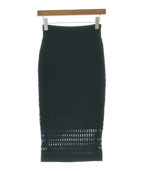 T by ALEXANDER WANG(ティーバイアレキサンダーワン)ひざ丈スカート 黒 サイズ:XS/2200701459055