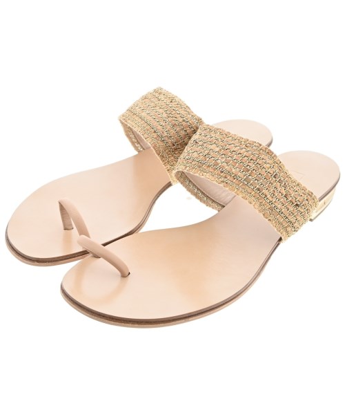 CASADEI(カサディ)サンダル ベージュ サイズ:EU35(21.5cm位)/2200640067151