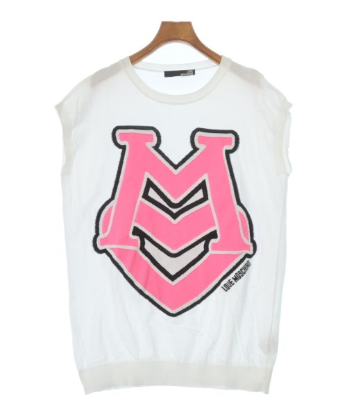 LOVE MOSCHINO(ラブモスキーノ)ベスト/ノースリーブ 白 サイズ:40(M位)/2200683358070