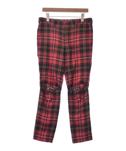 BLACK COMME des GARCONS(ブラックコムデギャルソン)スラックス 赤 サイズ:M/2200400771021