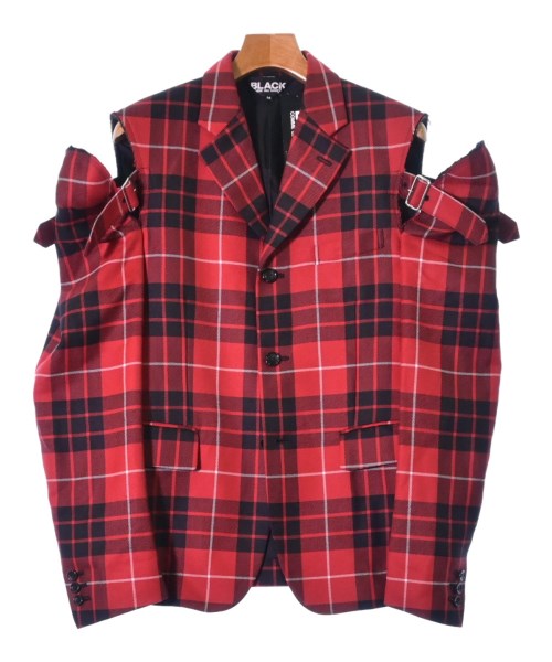 BLACK COMME des GARCONS(ブラックコムデギャルソン)カジュアルジャケット 赤 サイズ:M/2200424242026