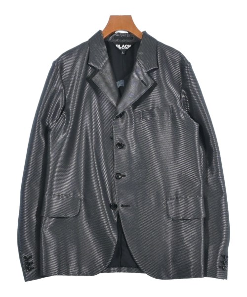 BLACK COMME des GARCONS(ブラックコムデギャルソン)テーラードジャケット シルバー サイズ:L/2200436212017