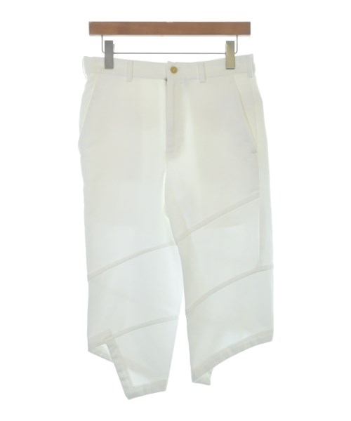 BLACK COMME des GARCONS(ブラックコムデギャルソン)クロップドパンツ 白 サイズ:XS/2200581678058