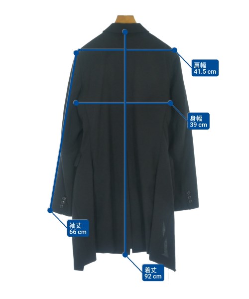 BLACK COMME des GARCONS（ブラックコムデギャルソン）ジャケット 黒 サイズ:M メンズ/2200622151083