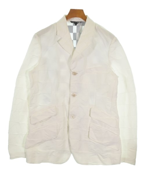 BLACK COMME des GARCONS(ブラックコムデギャルソン)カジュアルジャケット 白 サイズ:L/2200601273232