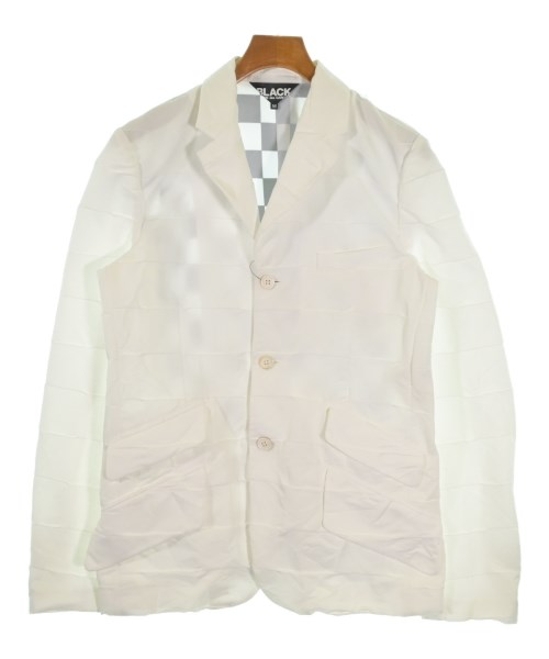 BLACK COMME des GARCONS(ブラックコムデギャルソン)カジュアルジャケット 白 サイズ:M/2200605307025