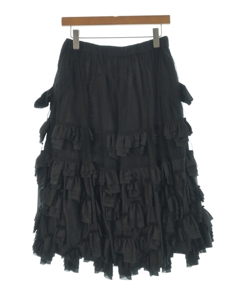 BLACK COMME des GARCONS(ブラックコムデギャルソン)ロング・マキシ丈スカート 黒 サイズ:S/2200605401174