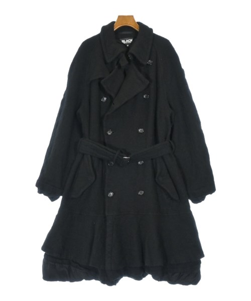 BLACK COMME des GARCONS(ブラックコムデギャルソン)トレンチコート 黒 サイズ:M/2200654649022