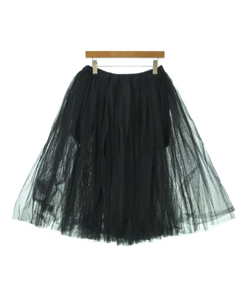 BLACK COMME des GARCONS(ブラックコムデギャルソン)ひざ丈スカート 黒 サイズ:S/2200668072168