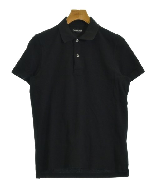 TOM FORD(トムフォード)ポロシャツ 黒 サイズ:46(M位)/2200596100049