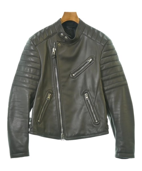 TOM FORD(トムフォード)ライダース 茶 サイズ:48(L位)/2200602450014