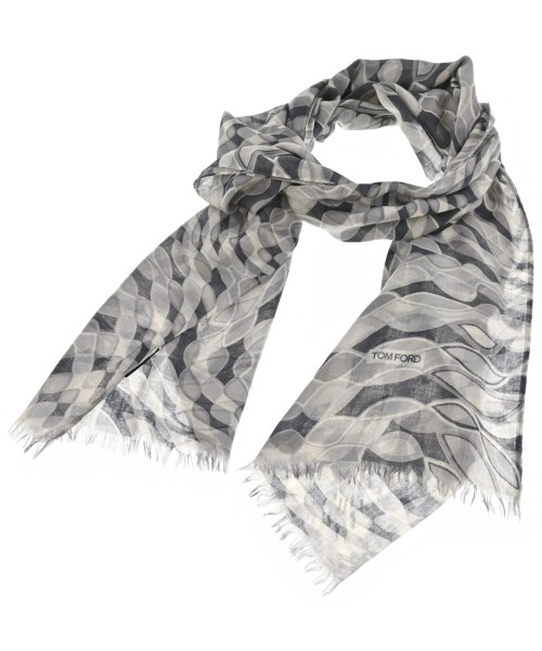 TOM FORD(トムフォード)ストール グレー サイズ:-/2200608126036