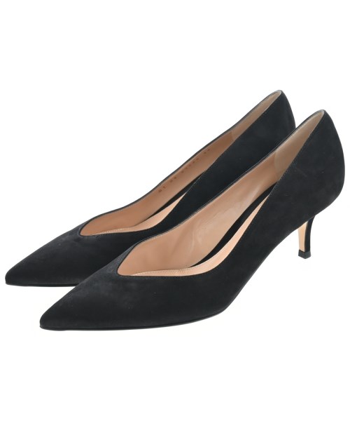 Gianvito Rossi(ジャンヴィトロッシ)パンプス 黒 サイズ:EU38(24.5cm位)/2200644585385