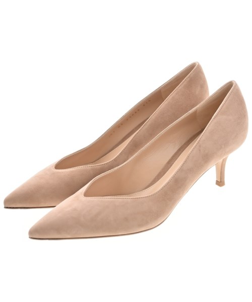 Gianvito Rossi(ジャンヴィトロッシ)パンプス 茶 サイズ:EU37 1/2(24cm位)/2200644585408