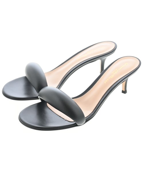 Gianvito Rossi(ジャンヴィトロッシ)サンダル 黒 サイズ:EU37(23.5cm位)/2200644586108