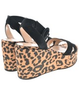 Gianvito Rossi（ジャンヴィトロッシ）サンダル 黒 サイズ:EU37 1/2(24cm位) レディース/2200586759127