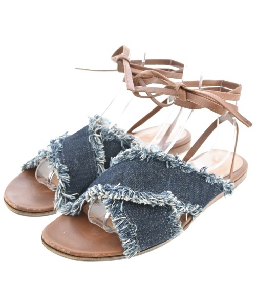 Gianvito Rossi(ジャンヴィトロッシ)サンダル 青 サイズ:EU38(24.5cm位)/2200663088034