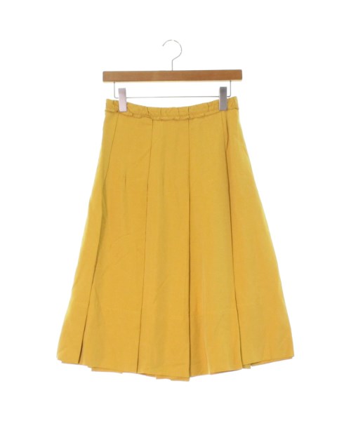 CARVEN(カルヴェン)ロング・マキシ丈スカート 黄 サイズ:36(XS位)/2200166584330